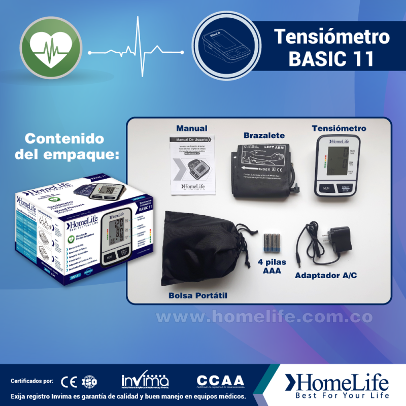 Tensiómetro Automático Basic 11 - Imagen 4