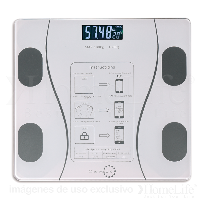 Báscula Smart (inteligente con bluetooth) - Imagen 8