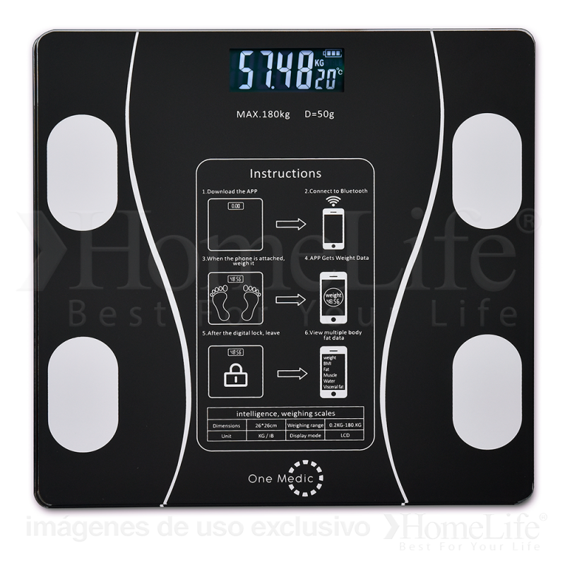 Báscula Smart (inteligente con bluetooth) - Imagen 9