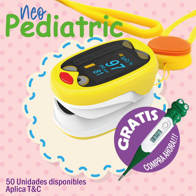 oxímetro pediátrico, promoción